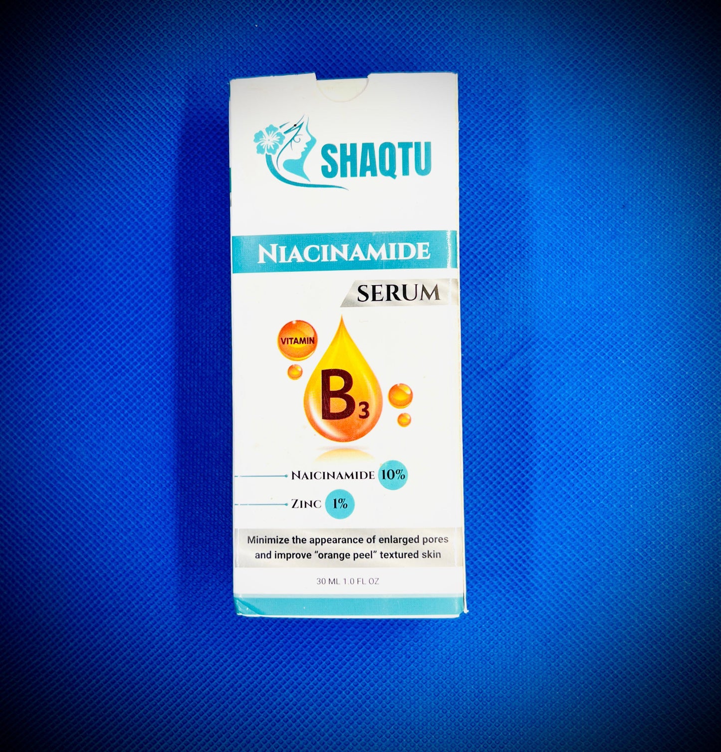 SHAQTU Niacinamide 10% + Zinc 1% Serum – Vitamin B3 for Clear, Smooth & Radiant Skin (30ml)